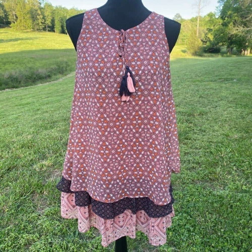 Sleeveless Fun Ruffle Dress